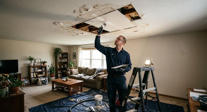 Ceiling Leak Repair Service in Conroe, TX