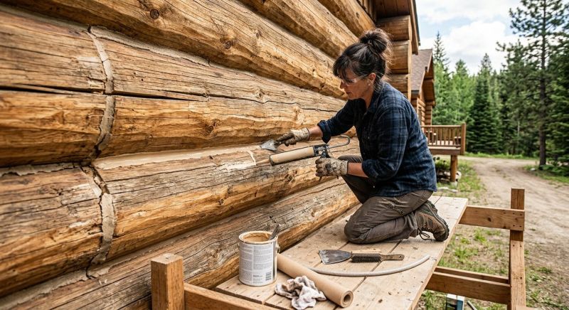 Log Home Repair in Littleton, CO